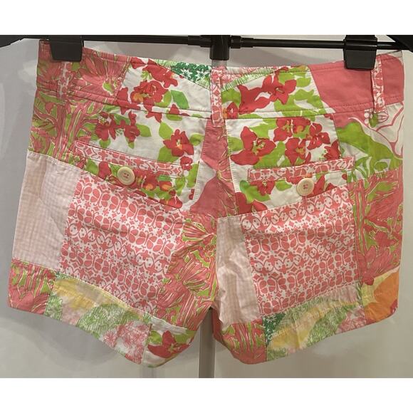 NWT Lilly Pulitzer Callahann Sewn Patch Shorts size 0 - Picture 7 of 8